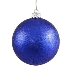 10 Inch Cobalt Sequin Ball Ornament