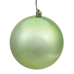 8 Inch UV Resistant Celadon Shiny Ball Ornament