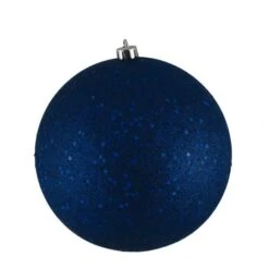 10 Inch Sea Blue Sequin Ball Ornament