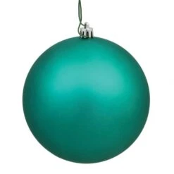 4.75 Inch UV Resistant Sea Foam Matte Ball Ornament: Set Of 4