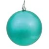 4.75 Inch UV Resistant Sea Foam Shiny Ball Ornament: Set Of 4