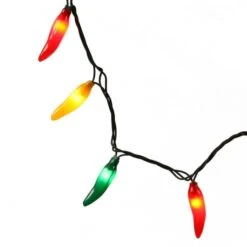 35 Light Chili Christmas Pepper Light Strand: Lights