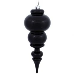 14 Inch Shiny Black UV Protected Finial Ornament