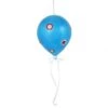 10 Inch Turquoise Dot Balloon Ornament: Set Of 3