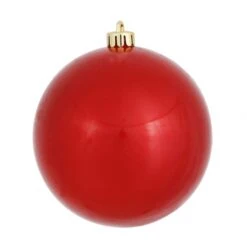 10 Inch Red Candy Ball Christmas Ornament