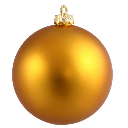 12 Inch Antique Gold Matte Ball Ornament 1 12 Inch Antique Gold Matte Ball Ornament