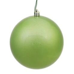 4 Inch Celadon Candy Ball Ornament: Set Of 6