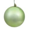 10 Inch Celadon Shiny Ball Ornament: UV Resistant