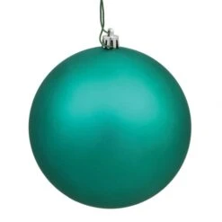 12 Inch Emerald Shiny Ball Ornament
