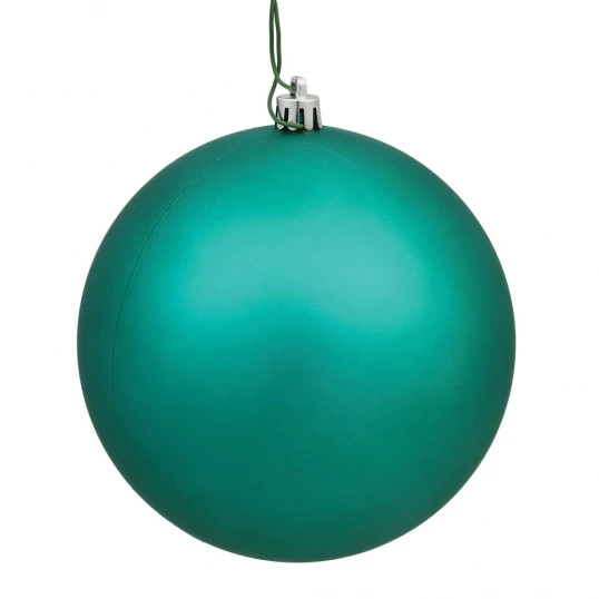 10 Inch Teal Matte Ball Ornament: UV Resistant 1 10 Inch Teal Matte Ball Ornament: UV Resistant