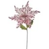 15 Inch Pink Velvet Poinsettia Pick: Set Of 3
