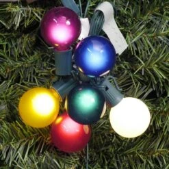 G50 Blue, Red, Green, Pink, Yellow E17/C9 Replacement Bulbs (Box Of 10)