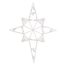 39x30 Inch LED Wire Silhouette Star-Bethlehem