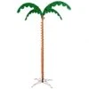 7 Foot UV Protected LED Rope Light Palm Tree: Multi-Colored LEDs
