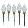 8.5 Inch C9 LED Light Stakes With 100 Cool White LEDs