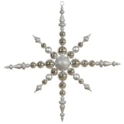 43 Inch Silver Snowflake Ornament