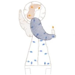 47 X 24 Inch Angel Wire Silhouette: C7 Lights