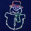 17 X 12 Inch LED Light Snowman