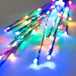 36 Inch Outdoor Tall LED Twig Lights - 3 Twigs: Multi-Color Lights