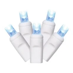 34 Foot Wide Angle LED Light Strand - 4 Inch Spacing: 100 Teal Lights