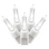 34 Foot Italian LED White Light Strand - 4 Inch Spacing: 100 Pure White Lights