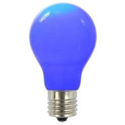 A19 LED Blue Ceramic Replacement Bulb With E26 Base: 25,000 HRS