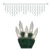 9 Foot 100 Clear Light Christmas Icicle Set: Mini Lights