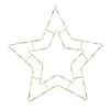 48Hx48W Inch 5 Point Star Wire Silhouette: C7 Lights
