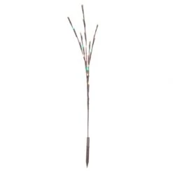 36 Inch Outdoor Tall LED Twig Lights - 3 Twigs: Red, Clear, Blue LEDs