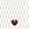2x8 Foot End Connecting Wide Angle LED Brown Light Net: 150 Pink Lights