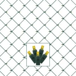 4W X 6H Foot Italian LED Light Net: 120 Gold LEDs