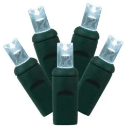 34 Foot Wide Angle LED Light Strand - 4 Inch Spacing: Cool White Lights