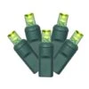 34 Foot Wide Angle LED Light Strand - 4 Inch Spacing: Lime Lights