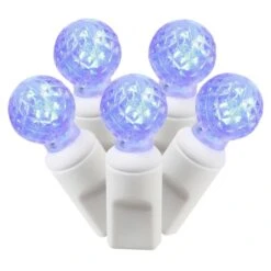 25 Foot G12 Berry LED Light Strand - 6 Inch Spacing: 50 Blue Lights